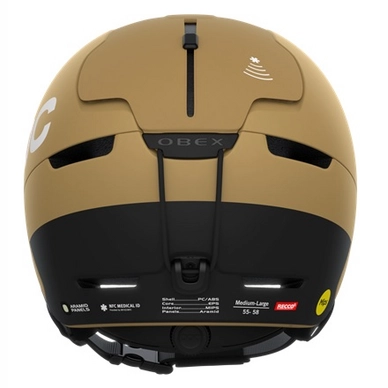 Skihelm POC Obex BC MIPS Aragonite Brown Matt | Etrias.nl